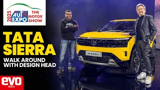 Tata Sierra | Design walkaround with Martin Uhlarik, Global Design Head | Auto Expo 2025 | evo India