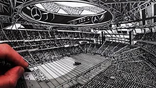 How to Draw Perspective: The Mercedes-Benz Stadium: Fast Version