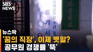 '꿈의 직장', 이제는 옛말?…해 갈수록 공무원 경쟁률 '뚝' / SBS / 뉴스딱