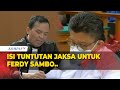 [FULL] Jaksa Bacakan Tuntutan Ferdy Sambo: Coreng Institusi Polri, Dituntut Penjara Seumur Hidup