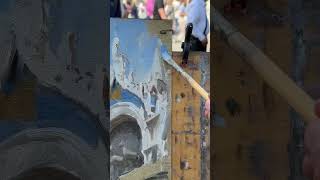 Painting St Marks Basilica in Venice