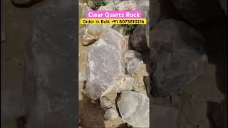 Clear Quartz Stone Lot Wholesalers khaan India