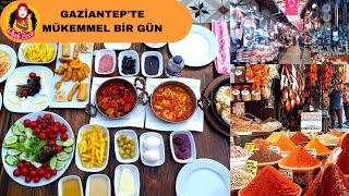 GAZİANTEP’TE ÖNCE MÜKEMMEL BİR KAHVALTI SONRA BAKIRCILAR ÇARŞISINDA  HARİKA BİR GÜN #Gaziantep #vlog