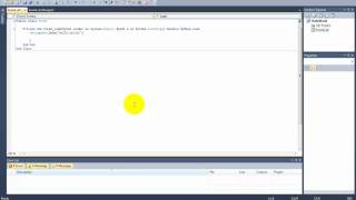 Visual Basic 2010 Tutorial - Lesson 1 - Hello World
