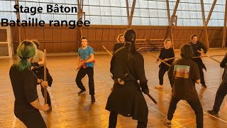 Stage d'escrime artistique au bâton - bataille rangée à la lance !