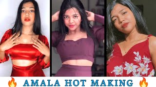 Amala Hot making compilation | tik tok videos | hot navel Tamil