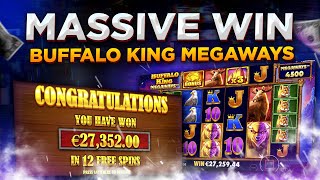 BUFFALO KING MEGAWAYS €27’352 MASSIVE WIN - IT’S STILL PAYING!