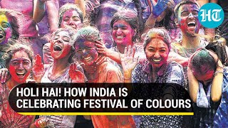 Holi celebrations across India; PM Modi wishes nation on the occasion of festival of colours | Watch