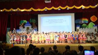 華頓幼稚園2016第十二屆畢業晚會～在校生進場致詞