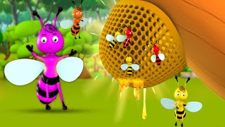 Raani Madhumakhi Hindi Moral Stories for Kids 3D Animated Story रानी मधुमाखी कहानी Honey Bee Tales