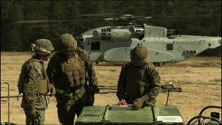 Forward Arming and Refueling Point Operation with CH-53 helicopters