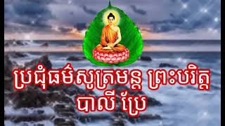 ប្រជុំធម៌សូត្រ ព្រះបរិត្ត បាលីប្រែ