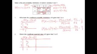 calculating conditional expected value
