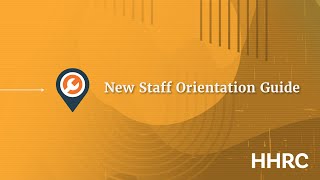HHRC: New Staff Orientation Guide