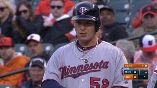 MIN@BAL: Park singles for his first Major League hit