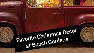 Battery Powered Snow Globes at Busch Gardens Christmas Celebration