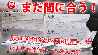 【2023年中にJGC取得希望者必見！】たったの5日間！土日だけでも使える、年内の国内線JGC修行で安価でおすすめルートを教えます！