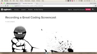 Creating a Screencast: 1 - Equipment, Software, and knowledge validation