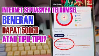 Coba Habiskan Kuota FUP 500GB Paket Unlimited Telkomsel Beneran 500GB Apa Tipu-tipu