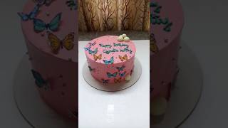 പെട്ടെന്ന് വന്ന order... #Butterfly theme cake...