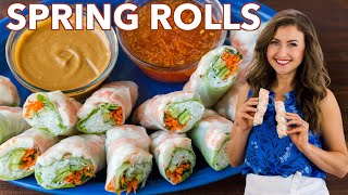 Fresh Spring Rolls Recipe with Best Dipping Sauce