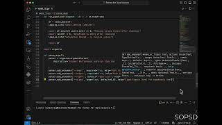 Week 10: Lesson 3 - Python Data Science Workflow Automation - Argparse CLI