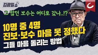 [신년특집 김광일쇼 | 신년 여론조사 분석] 20년 전만 해도 보수가 압도적...그들 마음 돌리려면
