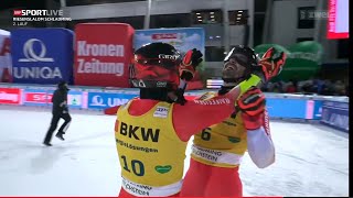 Ski Alpin unbelievable victory for Switzerland🇨🇭 - first Night giant Slalom Schladming