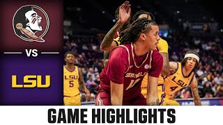 Florida State vs. LSU Game Highlights | 2024-25 ACC Men's Basketball