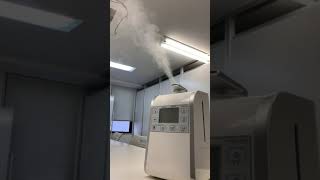 次亜塩素酸水超音波噴霧器　使用動画