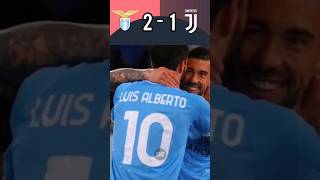 Lazio 2-1 Juventus 2023 Serie A Highlights #youtube #short #football