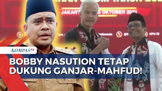Ikuti PDIP, Bobby Nasution Tetap Dukung Ganjar-Mahfud Meski Gibran Rakabuming Raka Ikut Kontestasi!