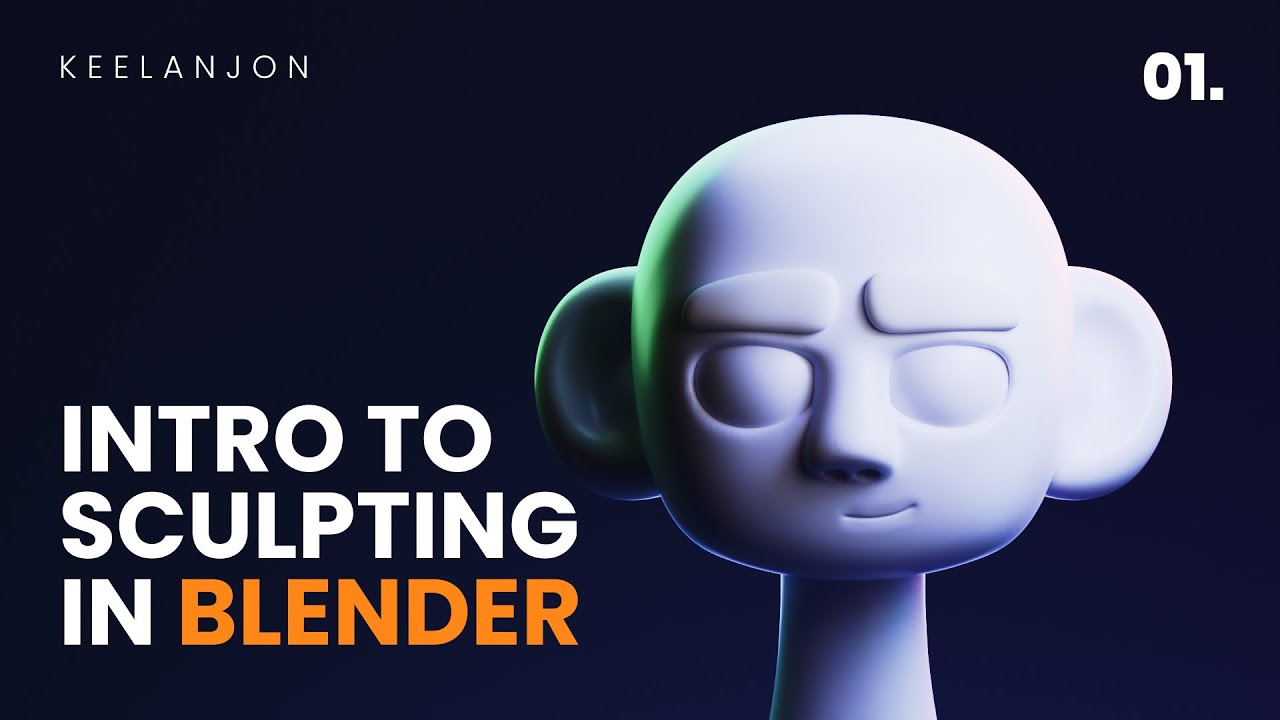 Blender Sculpting Tutorial For Beginners - Stylized Head Sculpt Blender ...