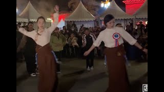 雍吉卓熱查姆在德格縣-篝火晚會活動片段Yongji Zhuo Rechamu in Dege County-Bonfire Party Activity Clip