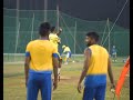 rajvardhan hangargekar bowling practice in csk today