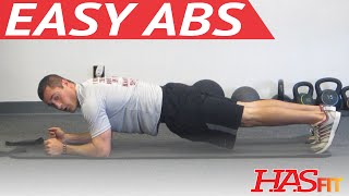 Easy Abs Workout for Beginners -  HASfit 5 Minute Quick Abs - Easy Stomach Abdominal Exercises