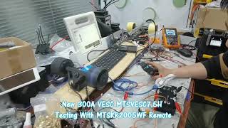 Maytech NEW 300A VESC Testing with MTSKR2005WF Remote