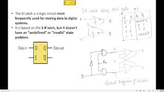 Construction and Working of D-Latch