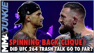 Did Conor McGregor cross the line with Dustin Poirier after loss? | Spinning Back Clique