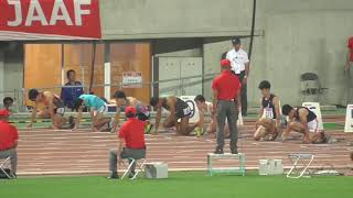 【中大陸上部】2017.06.23〜25 日本選手権 100m準決勝 川上 10”30(+0.5)