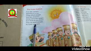 Class U.K.G. ENGLISH RHYME (Five Little Soldiers)