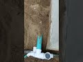 chamberless waste water plumbing line using 6 inches pvc pipe in ibeju lekki lagos