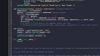 Cracking Password File Zip with Python. Implements with Dictionary Attack and MultiThreading