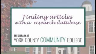 Finding articles with Ebsco Academic Search Complete