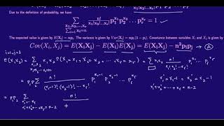 Multinomial Distribution: Covariance