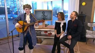 "Bellman" bjuder Tilde och Peter på skönsång - Nyhetsmorgon (TV4)