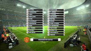 PES 2012 Real Madrid vs Manchester United Opening