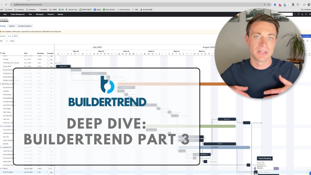 Complete Buildertrend Tutorial Scheduling Hacks Youtube