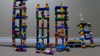 Tower Collapse Compilation (Lego Train Crashes #4)