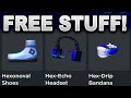 3 FREE ITEMS! GET Hex-Echo Headset, Hex-Drip Bandana & Shoes! (Roblox Innovation Awards 2023)